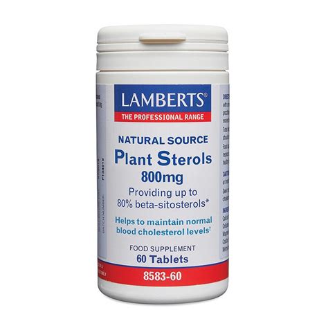 Plant Sterols 800mg 60t – Pure Naturals