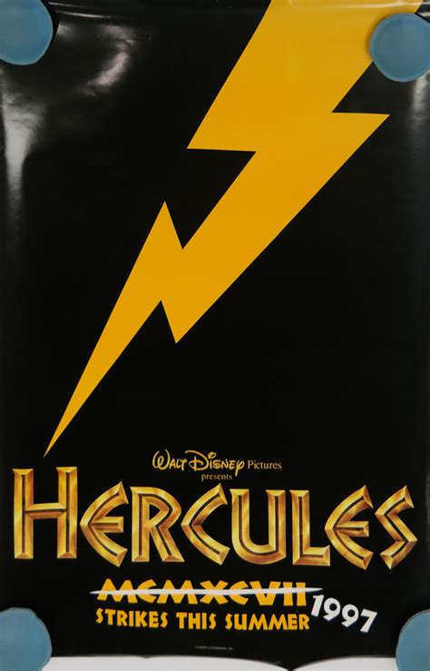 Hercules One-Sheet Black Movie Poster - ID: octhercules19351 | Van ...