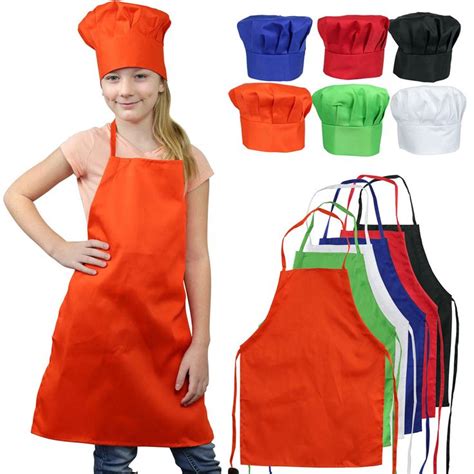 Kid's Chef Hat Apron Set in 2020 | Chefs hat, Chef hats for kids, Kid chef