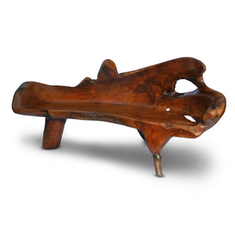 Sculpted Tree Root Bench | Chairish