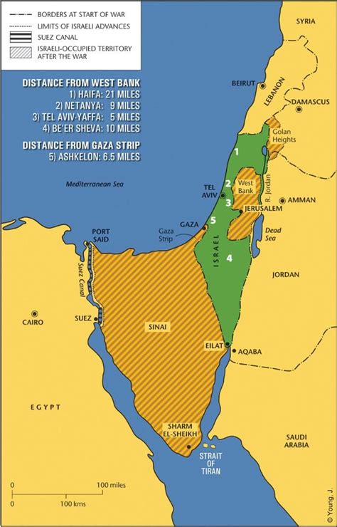 Land Occupied By Israel After the 1967 War | Mapa historico, Mapas del ...