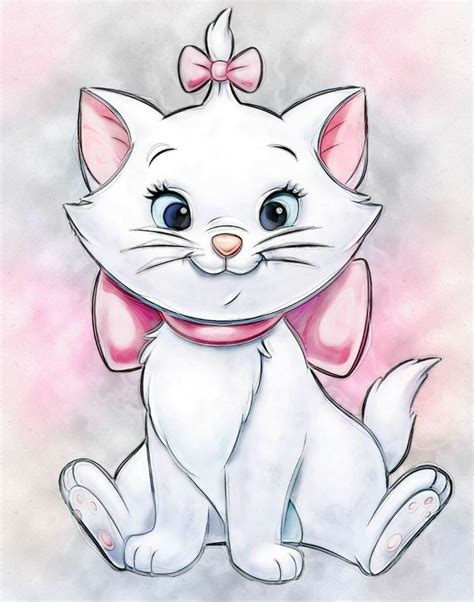 Disney Art Drawings, Disney Sketches, Cute Drawings, Gatos Disney ...