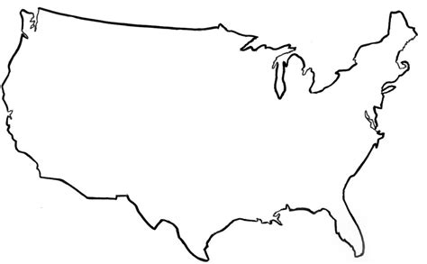 United States Outline Vector - ClipArt Best