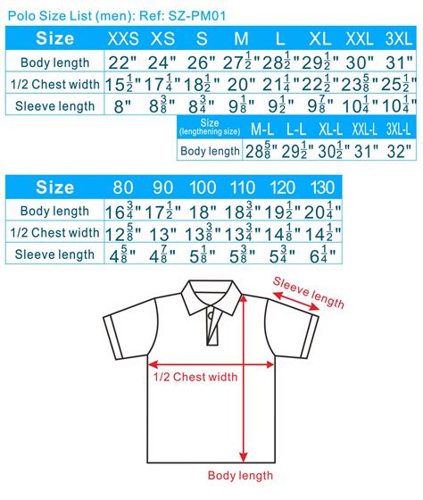 polo t shirt size chart,Save up to 16%,www.ilcascinone.com