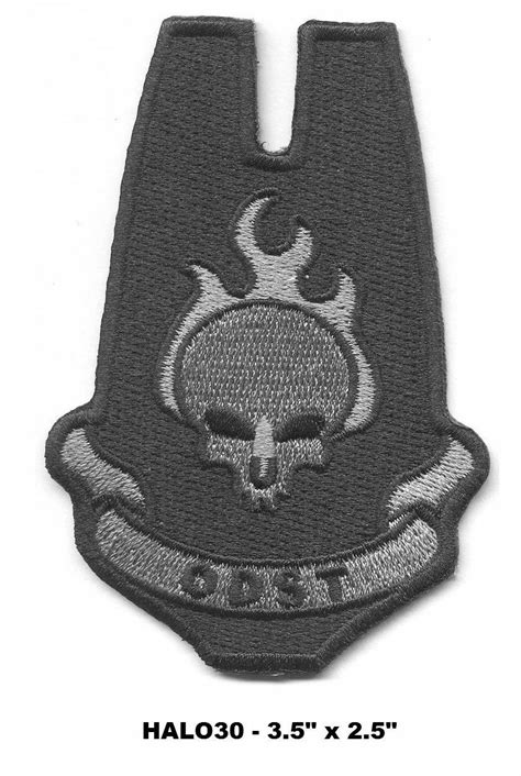 HALO TACTICAL BLACK ODST PATCH - HALO30 | eBay