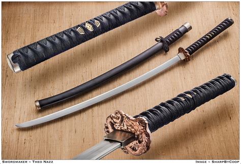 Hand Made Dragon Katana by Theo Rock Nazz | CustomMade.com