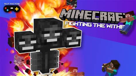 Fighting the wither in Minecraft - YouTube