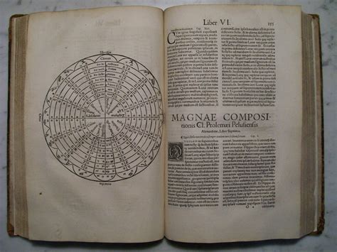 The Almagest by Claudius Ptolemy 1551