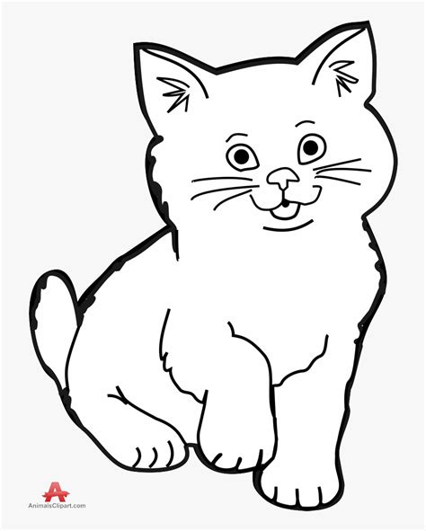 Black Cat White Kitten Clipart Collection Transparent - Clip Art Black ...