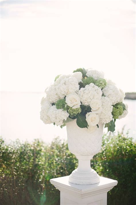 Elegant Newport Estate Wedding | Wedding ceremony flowers, Wedding ...