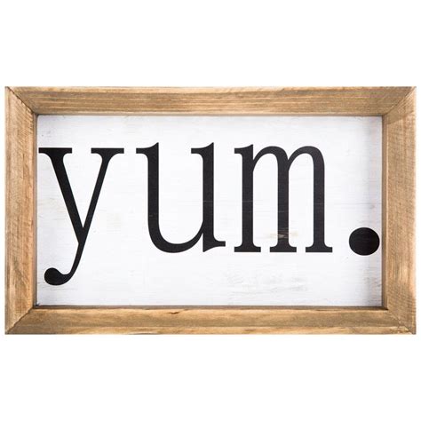 Yum Wood Sign | Hobby Lobby Kitchen Decor Themes Hobby Lobby, Wall ...