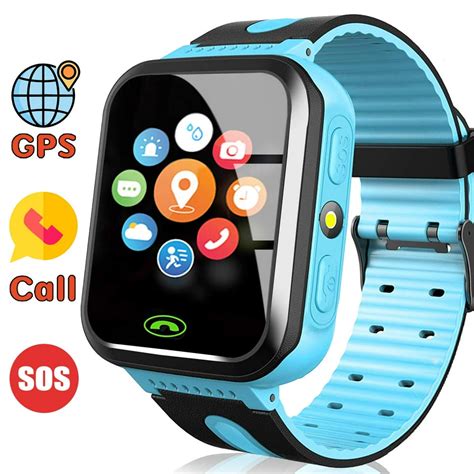 FAGINEY Kids Smartwatch Waterproof GPS/LBS Tracker Watch Phone ...