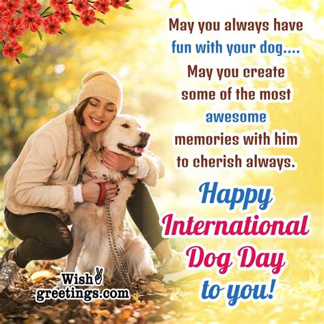 International dog day Quotes And Messages - Wish Greetings