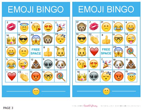 http://catchmyparty.com/blog/free-printable-emoji-bingo-game | Emoji ...