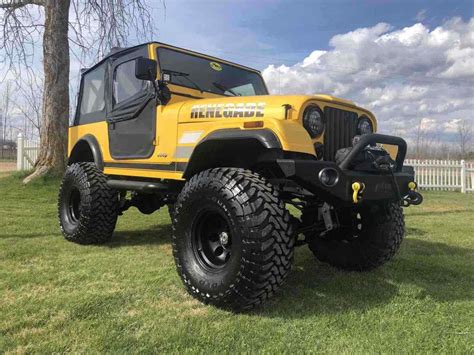 1981 Jeep CJ7 SUV Yellow 4WD Manual CJ7 - Classic Jeep CJ7 1981 for sale