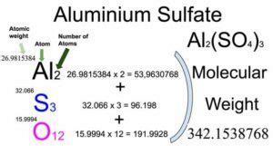 Aluminium Sulfate [Al2(SO4)3] Molecular Weight Calculation - Laboratory ...