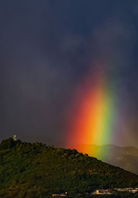 Sunset, Hawaii Rainbow 🌈 | Sunset, Rainbow, Natural landmarks