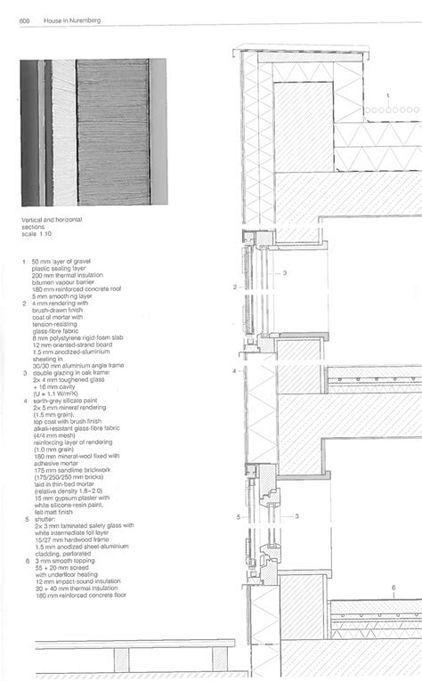 house in nueremberg detail facade from detail magazine Architecture ...