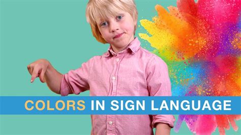 How to Sign 9 Colors in Sign Language - ASL lesson