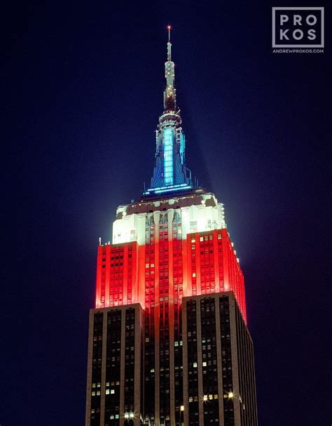 The Empire State Building at Night - Fine Art Photo by Andrew Prokos