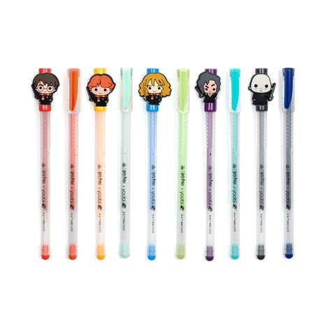 Yoobi x Harry Potter Gel Pens with Charms, 10 Pack