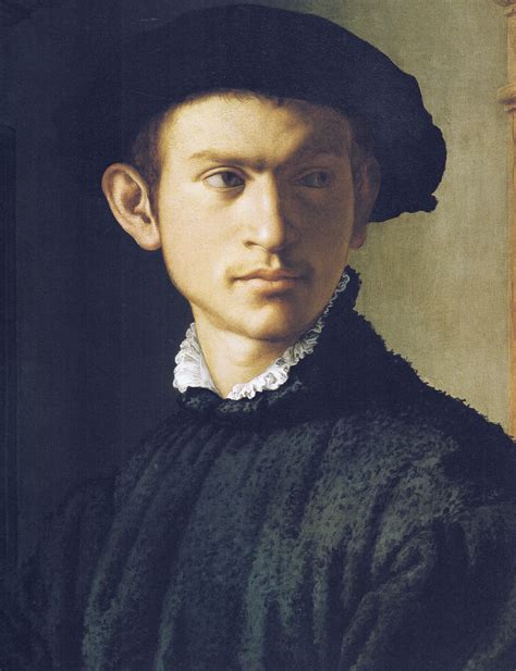 Bronzino - Portrait of a young man with a Lute (1532-34) | Portrait ...