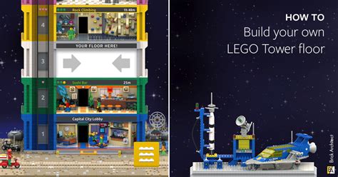 Build your own LEGO Tower floor - BRICK ARCHITECT