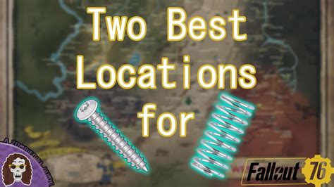 Two Best Locations for Screws & Springs | Fallout 76 - YouTube