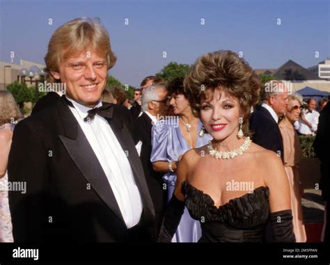 Joan Collins and Peter Holm Circa 1980's Credit: Ralph Dominguez ...