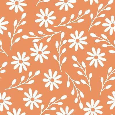 Orange Floral Background Vector Art, Icons, and Graphics for Free Download