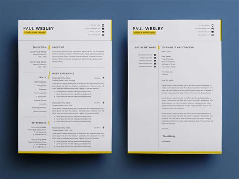 Free 2 Page Resume Template