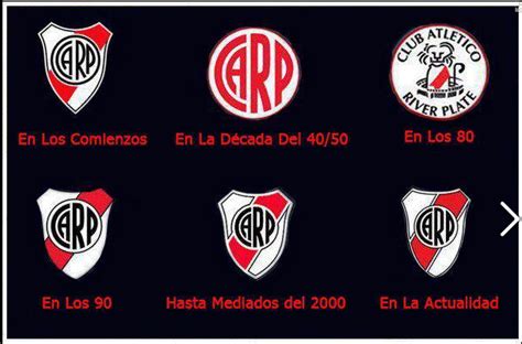 Córdoba es de River: El Escudo de River Plate a lo largo de los años.