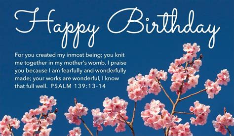 Happy Birthday - Psalm 139:13-14 | Happy birthday cards online ...