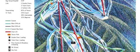 Red River Ski Area Trail Map • Piste Map • Panoramic Mountain Map