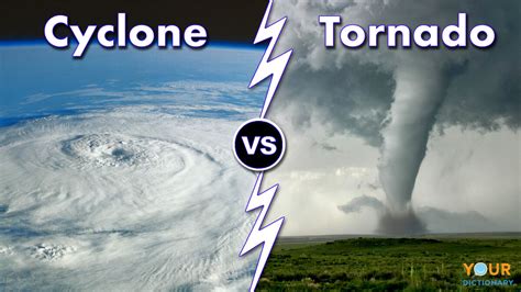 Cyclone vs. Tornado: Comparing Two Strong Storm Systems | YourDictionary