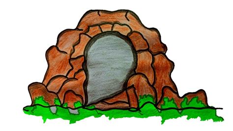 how to draw a simple cave - epifaniaghiringhelli