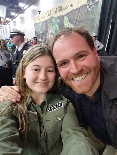 My daughter got to meet her idol today Josh Gates of Expedition Unknown ...