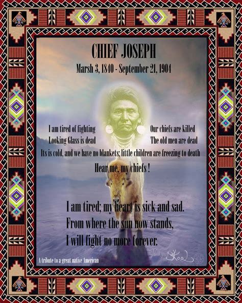 I Will Fight No More Forever. Surrender Speech by Chief Joseph of the ...