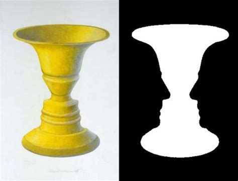 Optical Illusions - Rubin Vase Illusion