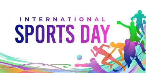 Sports Day Banner Clipart Outline