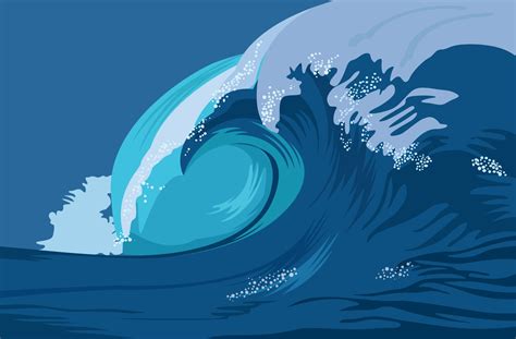 Wave illustration graphic vector 2027071 Vector Art at Vecteezy