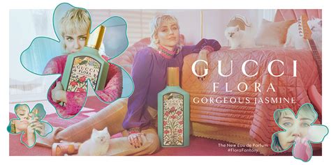 Miley Cyrus Gets Animated by Gucci in New Flora Gorgeous Jasmine ...