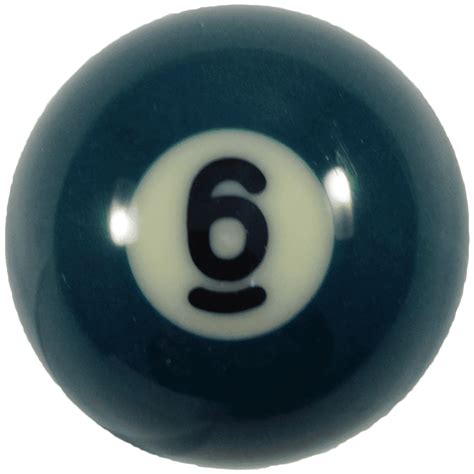 1-1/2" Mini Pool Ball Individual Replacement - #6 Ball - Walmart.com