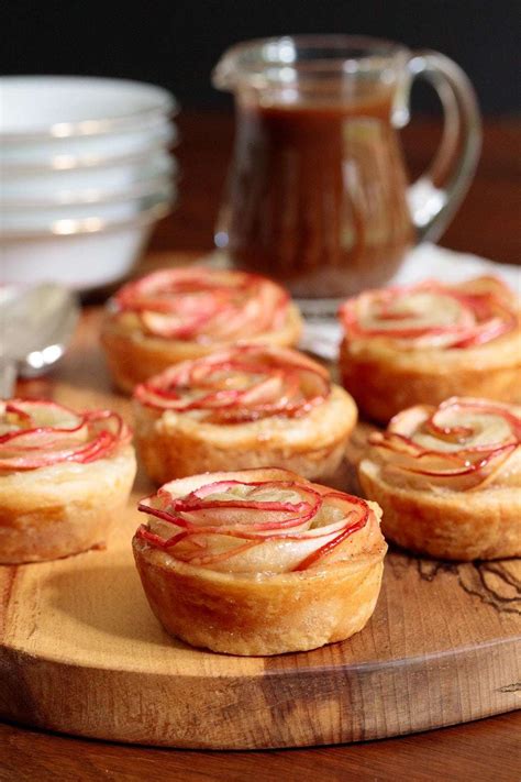 French Maple-Glazed Puff Pastry Apple Roses - The Café Sucre Farine