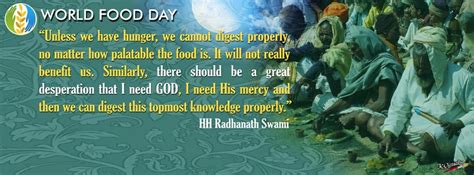 K-Visuals: World Food Day Quotes FB Cover