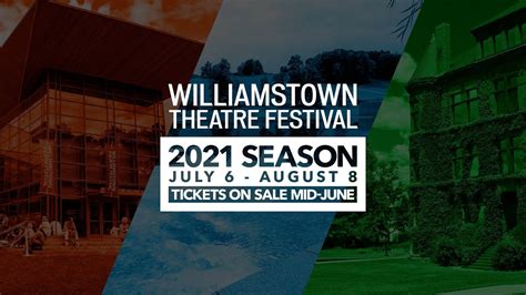 Williamstown Theatre Festival 2021 Season Announcement - YouTube