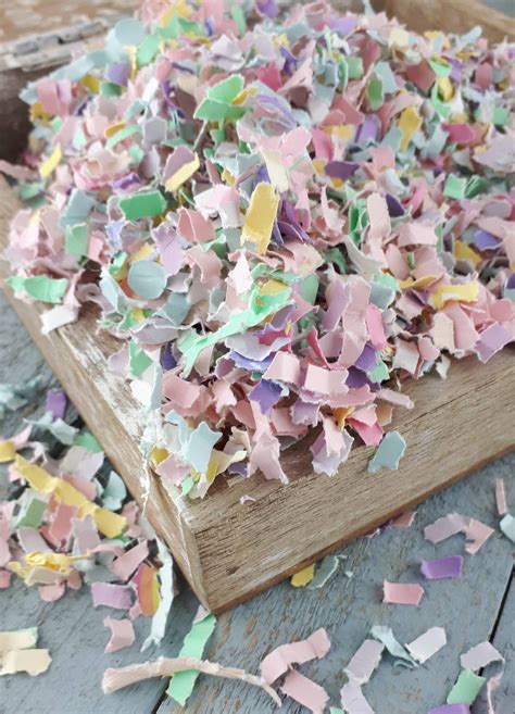 Bulk Shredded Paper Confetti Pastel Confetti 5oz 10oz 1lb - Etsy