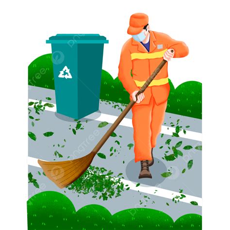 Sanitation Workers Sweep The Streets On Labor Day, May 1, Labor Day ...