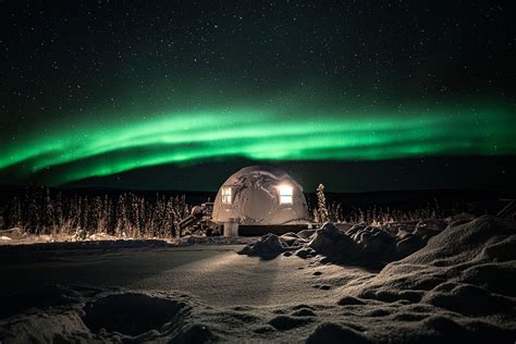 See the Northern Lights From an Igloo at This Retreat in the Alaskan Forest