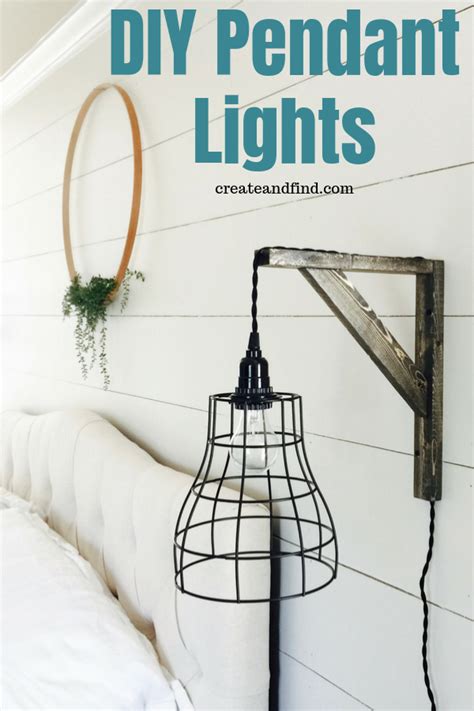 Easy and Affordable DIY Industrial Farmhouse Pendant Lights | Diy ...